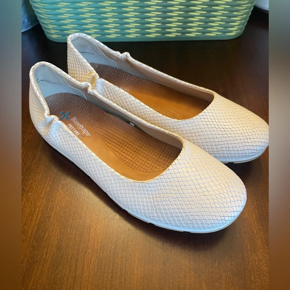 BareTraps ballet flats